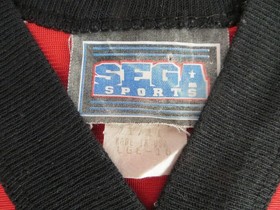 Vintage SEGA Sports Extreme Youth LARGE V Neck Jersey Dreamcast Saturn *RARE*