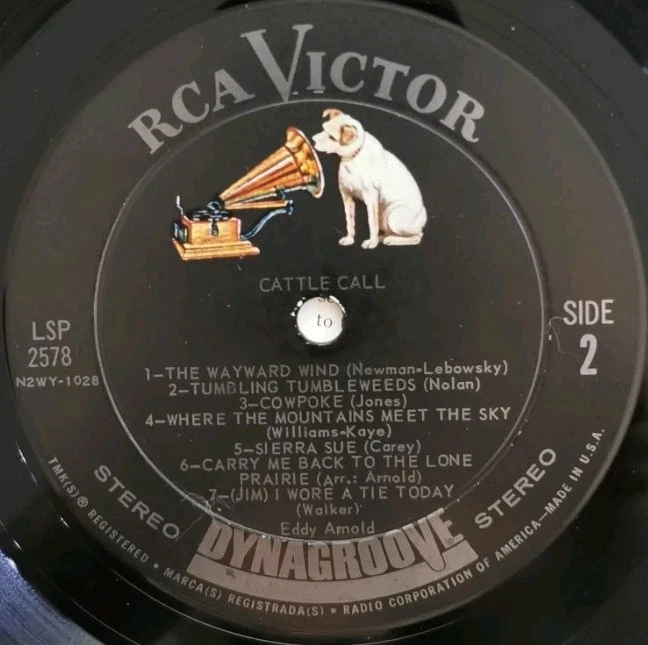 Vinyl LP Eddy Arnold - Cattle Call VG LSP-2578 US Country - Image 4 of 4