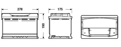 TUDOR TA770 Starter Battery for AEBI,ALFA ROMEO,ALPINA,ALPINE,ARO,ARTEGA,ASTON M