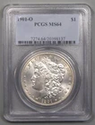 BU 1901-o Silver MORGAN Dollar.  PCGS MS64.