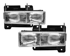 2pcs Headlights Assembly Compatible With 1988-2002 Chevy Gmc 2pc