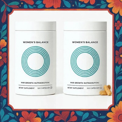 Women's Balance package Growth nutrients, Ages 45 and Up, 120 Count, Hair of 2
