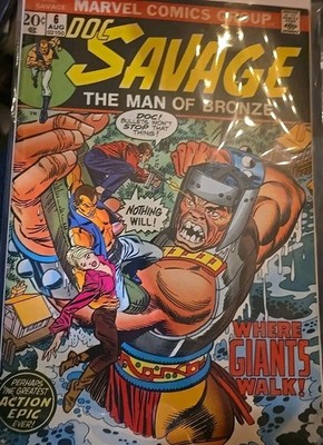 Doc Savage The Man of Bronze #6 Marvel Comics