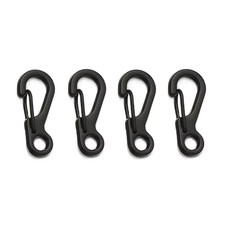 4/10Pcs Carabiner D-Ring Key Chain Spring Clips Mini Aluminium Alloy Hang Buckle