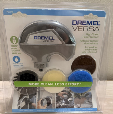 Dremel Versa Power Cleaner Kit, USB Fast Charge, Water Resistant, Gray