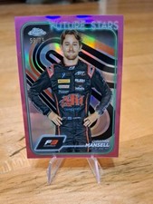2024 TOPPS CHROME F1 CHRISTIAN MANSELL /75 REFRACTOR F3 FORMULA 1 FUTURE STARS