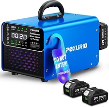 Powerful Portable Cordless Ozone Generator 1,000,000Mg/H 10,000 Sq-Ft