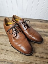 Cole Haan Hawthorne Plain Toe Oxford Shoes British Tan Leather Men's 10.5