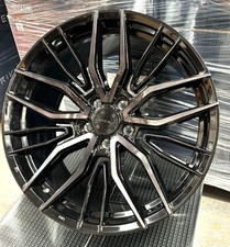 4x20" HONDA CR-V RIVIERA RF9 FLOW FORMED DUAL BLACK 8.5J ALLOY WHEELS