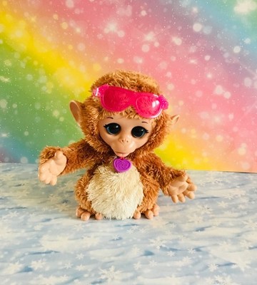 SELTEN! HASBRO FURREAL FRIENDS BABY AFFE CUDDLES  MY GIGGLY MONKEY PET