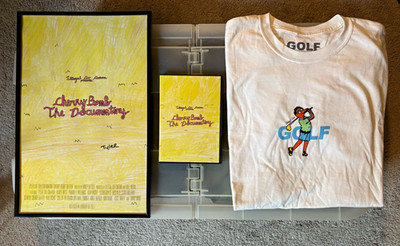 Tyler the Creator Cherry Bomb: The Documentary DVD/Signed Poster/ IC T-Shirt