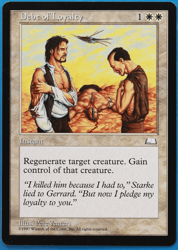 Debt of Loyalty Weatherlight NM (Reserved List MTG Magic Card) (506521) ABUGames - Picture 1 of 2