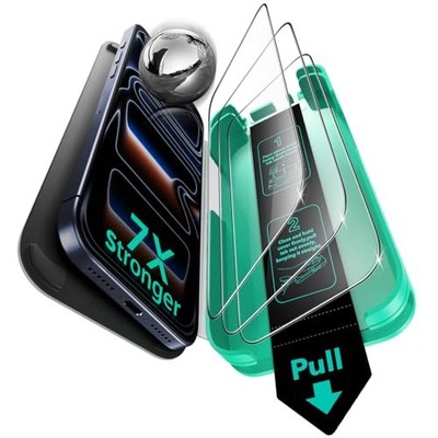 ESR 3 Pack 9H+ Glass for iPhone 17 Pro Max Screen iPhone 17 Pro Max 6.9 inch