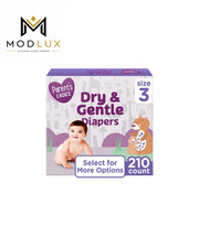 Parent's Choice Dry Gentle Diapers Size 3, 210 Count