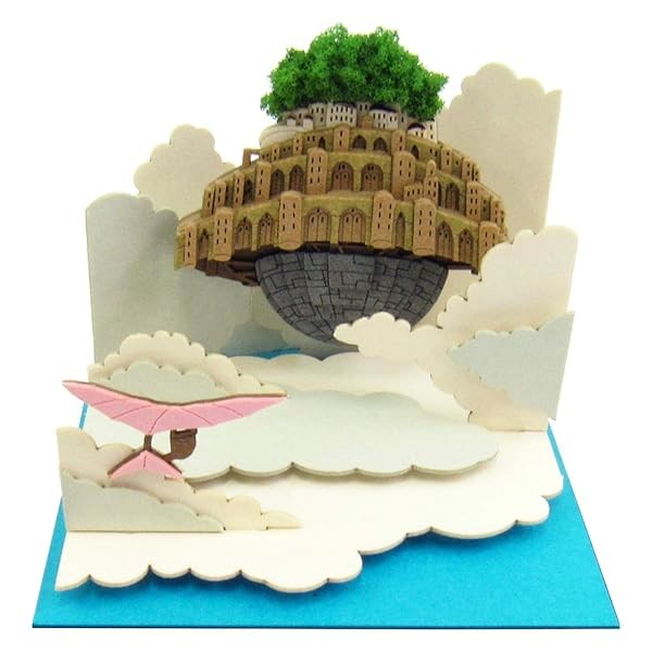 Sankei Paper craft Studio Ghibli Laputa Castle in the Sky floating Laputa Ja