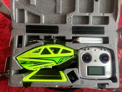 Hélicoptère RC Fly Wing FW450L V3 – 3D GPS 6CH – Prêt à Voler – Batterie 5000mAh