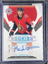 Veronneau, Max - 2019-20 Upper Deck Ultimate - Autograph - 144/299