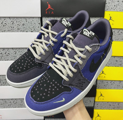  Zion Williamson x Air Jordan 1 Low OG Voodoo Alternate Purple IH2309-500 New 