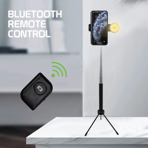 SELFIE STICK MONOPOD TRIPOD WIRELESS BUILT-IN REMOTE SHUTTER for CELL PHONES - 第 4/6 張圖片