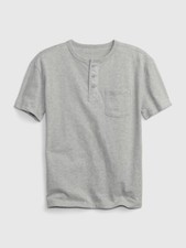 NEW 25 GAP Kids Boys Soft Cotton Henley Pocket Shirt Various Colors  Sizes