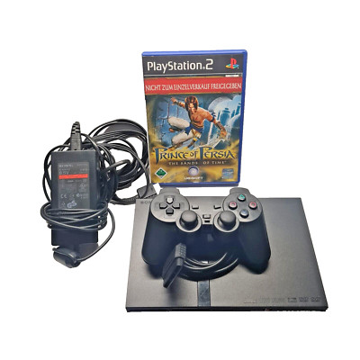 Sony Playstation 2 Slim + Controller + Spiel Prince of Persia PAL SCPH-70004b
