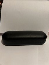 Oakley Glasses Hard Case Black Eyewear Eyeglasses Faux Leather Clamshell