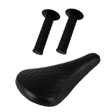 PRO+ Black Diamond Saddle & Black Triangle Grips BMX BIKE