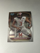 2022 Bowman Chrome University U Taulia Tagovailoa Maryland card #3