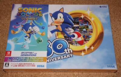 SWITCH Sonic Colors Ultimate 30th Anniversary Package with Box Japan