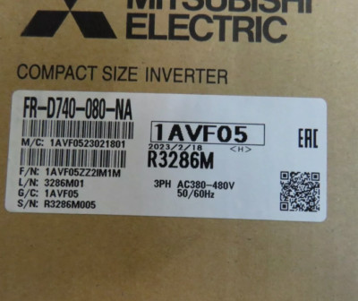 FR-D740-080-NA 1PCS NEW Mitsubishi Compact Size Inverter FR-D740-080-NA