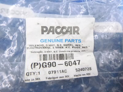 PACCAR Fan Solenoid Valve G90-6047 off 2011 Peterbilt 387 Truck