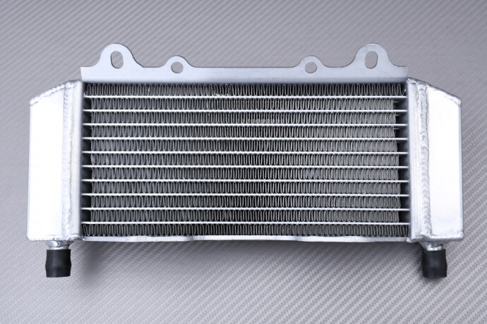 Radiateur eau gauche renforcé Racing pour moto Kawasaki KX 125 de 2003 à 2008 en aluminium