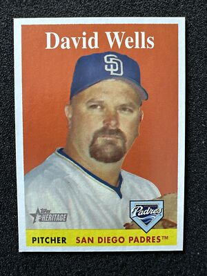 DAVID WELLS #3 2007 Topps Heritage QTY San Diego Padres