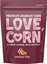 Love Corn Roasted Corn Snack - Smoked BBQ 45g