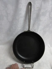 ALL-CLAD Metal Crafters Non-Stick 4 QT Quart Black Fry or Saute Pan, no Lid, VGC