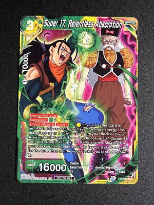 Dragon Ball Card Game Super 17 Relentless Absorption Unison Warrior P-327