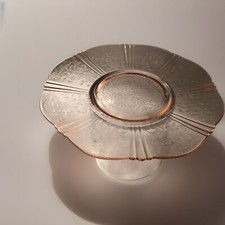 RARE FIND Depression Glass McBeth Evans Pink platter large vintage Good Cond.