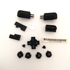 ABXY L R D Pad Cross Button Full Button Set For Nintendo DS Lite NDSL -Black