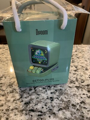 Retro LED Pixel Art Display Bluetooth Speaker Smart Multifunctional Alarm Clock