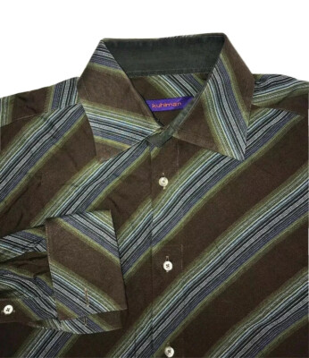 kuhlman dress shirts Men's Kuhlman Button Down Dress Shirt Size 41 Large Cuff French Top