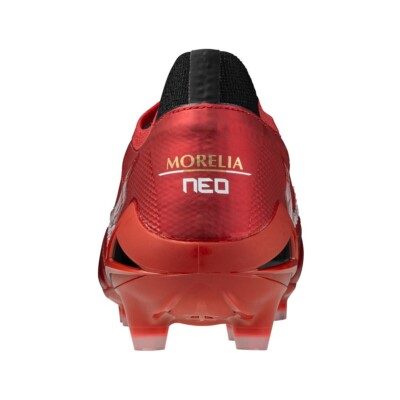 Mizuno Soccer Cleats MORELIA NEO 4 β beta JAPAN Ruby Red/White