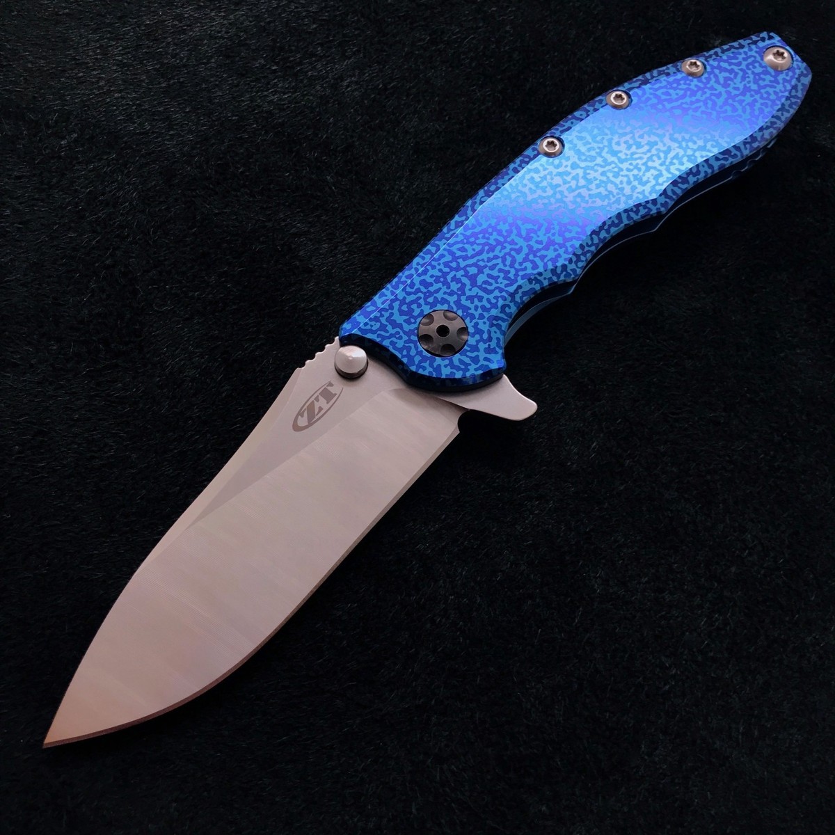 Zero Tolerance 0562Ti Flipper Rick Hinderer Plain Edge ZT 0562