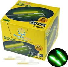 100 Glow Sticks For Fishing Xl Luminous High Visibility Night Fishing Tackle