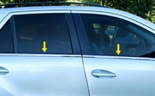 2006-2011 Mercedes Benz Ml320 Ml350 Ml430 W164 4pcs Window Sill Trim Overlay