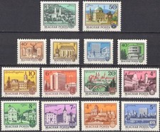 Hungary 1972 Church/Town Buildings/Views/Architecture/Heritage 14v set (n45589)