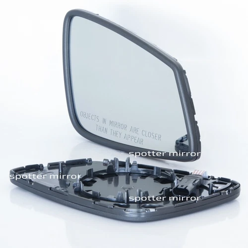 Mirror Glass for 2010-2016 BMW 528 535 550 fits Passenger Right Side auto dim
