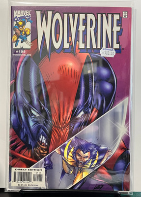 [SALE PRIC] Wolverine #155 By Rob Liefeld (Marvel Comics Oct 2000) Mylar Bags