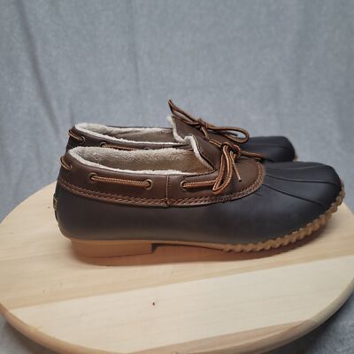 JBU by Jambu Womens Gwen JB16GWN34 Brown Waterproof Duck Rain Boots Size 10 M