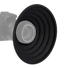 Ultimate Camera Lens Hood Anti-reflective Silicone Rubber Collapsible Photo Hood