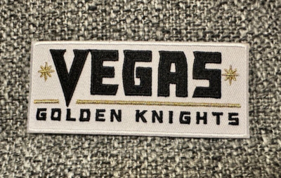 VEGAS GOLDEN KNIGHTS  Wording White Patch